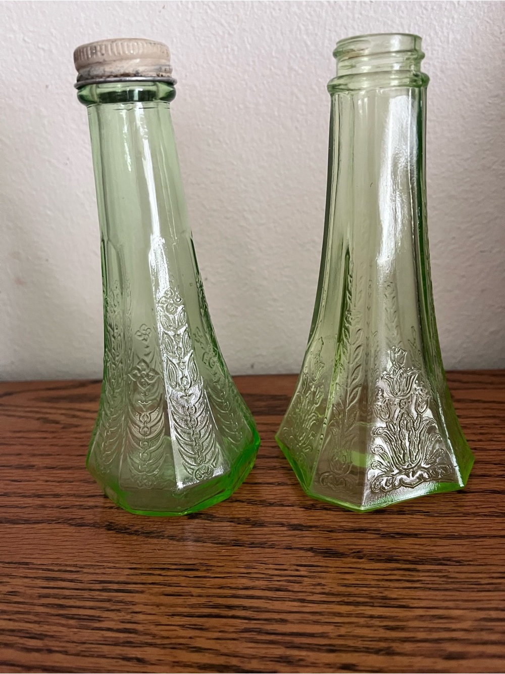 Green Depression Glass